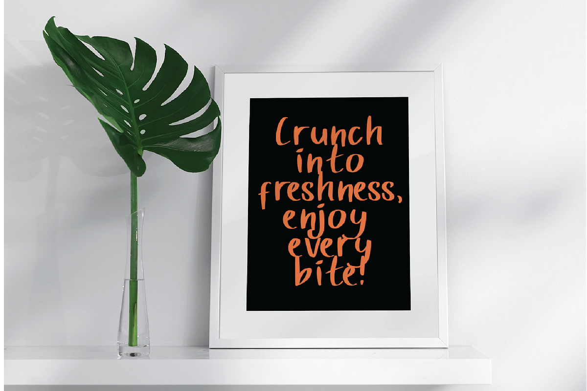 Green Salad Playful Font, a Handwritten Font by Berdansabersama (Photo 7 of 8)