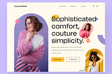 Clothing Store Hero Section Design by  in Templates & Themes