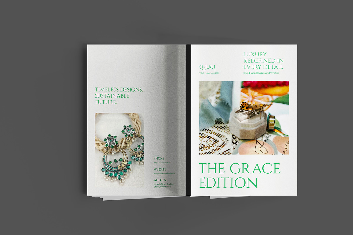 Simple Jewellery Catalog, a Brochure Template by Neermana (Photo 10 of 10)