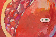 Lemons, Pomegranates elements, frame, an Object Graphic by Alena Lazareva (Thumbnail 6 of 10)