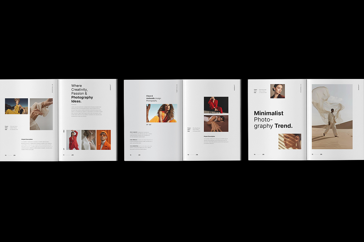 AURA Brochure Portfolio Template, a Brochure Template by TemplateFolio-Shop (Photo 7 of 18)