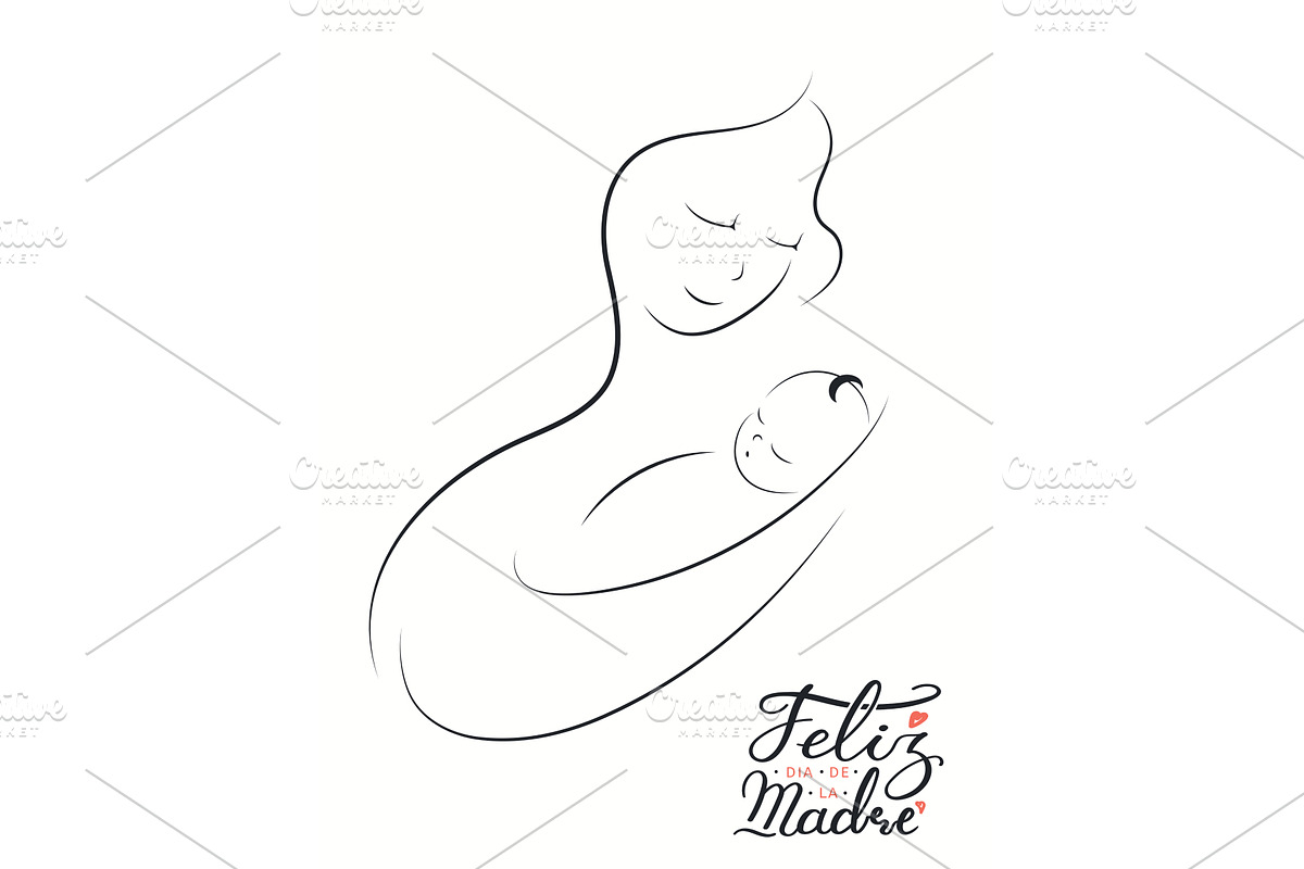 Mothers Day Spanish card, an Object Illustration by sceptical cactus