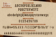 Kopi Arabica-Unique Playful Display, a Font by Gassstype (Thumbnail 2 of 8)