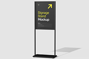 Signage Mockup - Glass & Metal Frame, a Packaging Mockup by graphicsauce (Thumbnail 3 of 4)