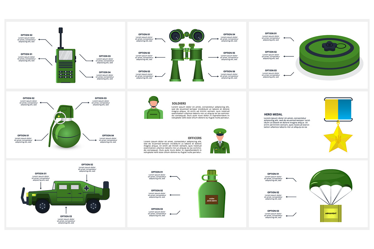 ARMY Canva Presentation Template, a Presentation Template by Infographics project (Photo 6 of 7)