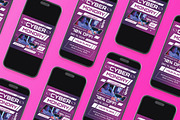 Purple Cyberpunk Cyber Monday Flyer, a Flyer Template by Aiyari Graphic (Thumbnail 2 of 3)
