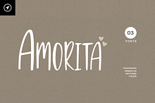 Amorita - Lovely Script with Doodles