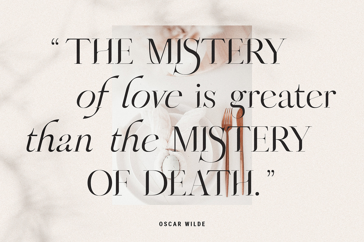 OGNES - Modern Ligature Serif Font, a Serif Font by SilverStag Type Foundry (Photo 7 of 9)