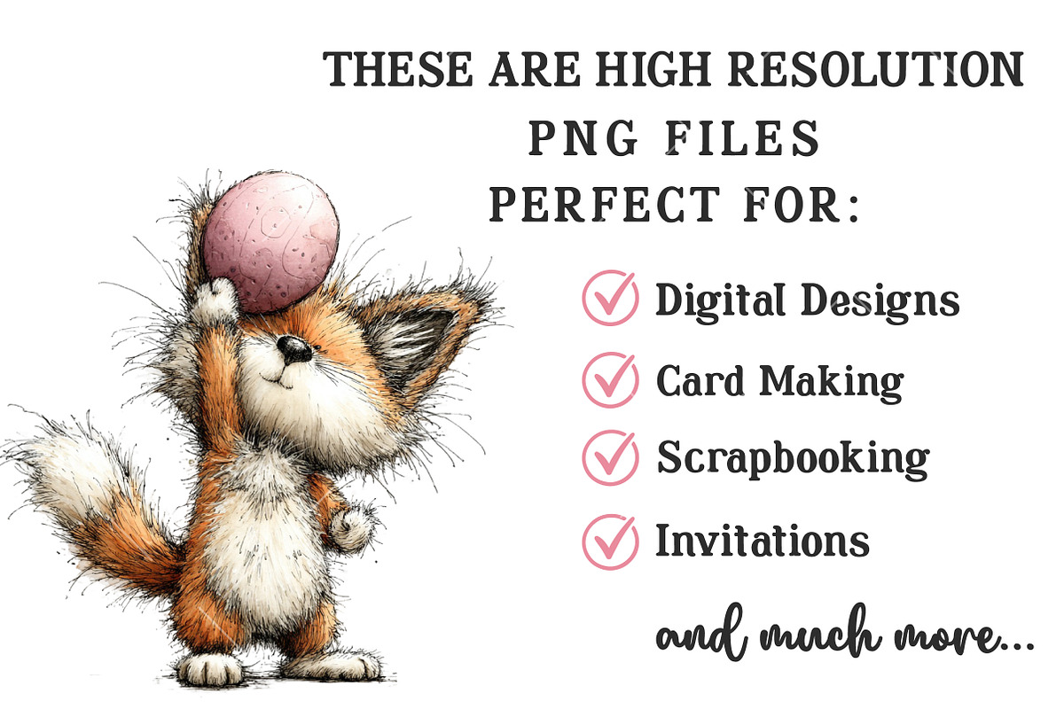 Whimsical Easter Fox Clipart, an Illustration by OK Design (Photo 5 of 6)
