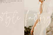 Faustine //Modern Script, a Handwritten Font by PeachCreme (Thumbnail 5 of 16)