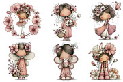 Whimsical Easter Fairy Clipart, an Illustration by Dream Creation (Thumbnail 3 of 7)