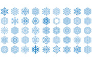 Set of Round Snowflakes With Winter, an Object Illustration by FineArtStudio (Thumbnail 1 of 3)