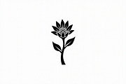 Floral Outline Vector Pack, an Illustration by yasushie (Thumbnail 12 of 21)