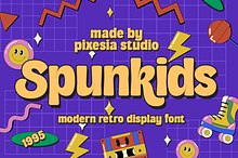 Spunkids - Retro Sans Serif Font