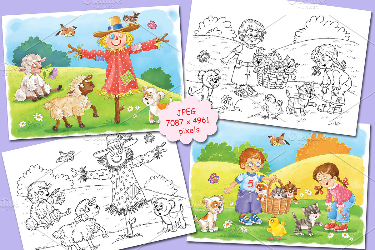 At The Farm - part 2, an Animal Illustration by Haso (Photo 3 of 10)