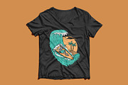 Enjoy the sea waves illustration, an Illustration by gunaonedesign (Thumbnail 3 of 6)
