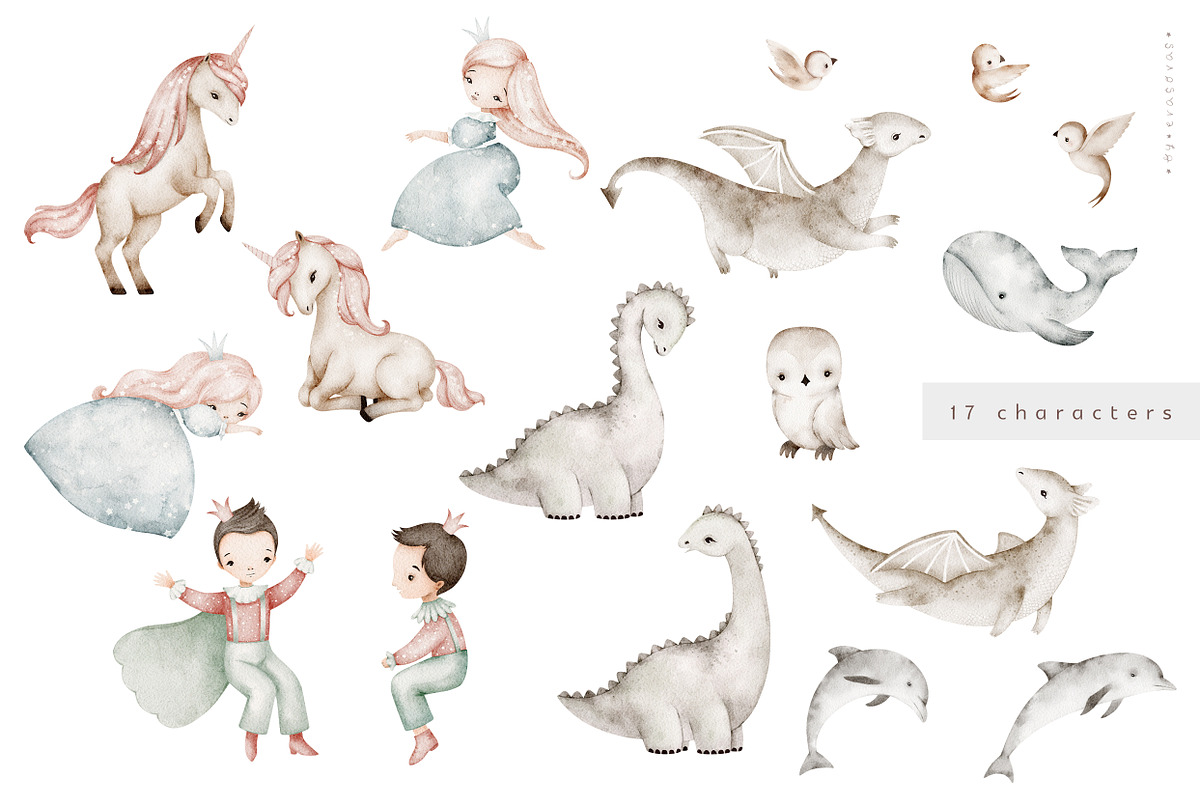 WONDERLAND graphic set, an Animal Illustration by erasovas (Photo 2 of 13)