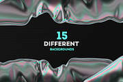 Iridescent Abstract Backgrounds, a Wallpaper Graphic by BIBIART (Thumbnail 6 of 10)