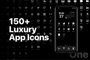 iOS 14 Luxury iPhone App Icons • One