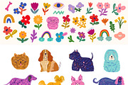 Hand drawn Dogs collection, an Animal Illustration by MoleskoStudio (Thumbnail 22 of 26)