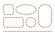 African Mexican Ethnic Motif Frame, a Decorative Illustration by Elena Pimukova (Thumbnail 1 of 7)