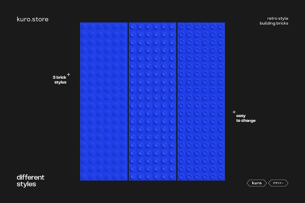 bricks photoshop template, a Pattern Graphic by kuro (Photo 4 of 5)