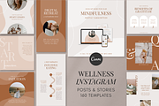 Wellness Instagram Template Kit, a Social Media Template by Studio Soluna (Thumbnail 1 of 16)