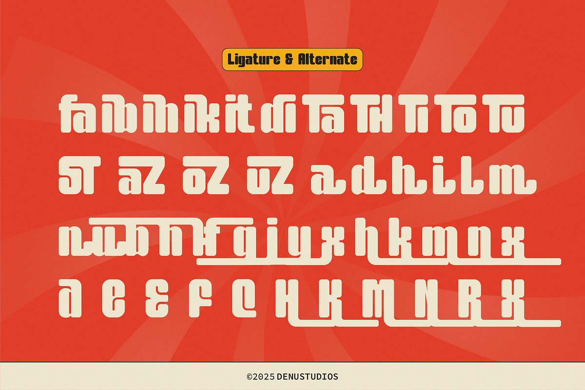 Gulkit Miski | Retro Bold Sans Serif, a Sans Serif Font by Denustudios (Photo 11 of 12)
