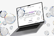 3D Soap Bubbles and Letters set, a Graphic by LarysaZabrotskaya (Thumbnail 8 of 12)
