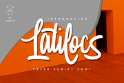 Latilocs - Fresh Script Font, a Script Font by Inspiratype (Thumbnail 1 of 5)