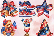 4th of July Patriotic Png Clipart Bu, an Illustration by SVGArt (Thumbnail 6 of 9)