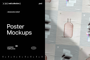 Poster Mockup Templates, an Advertising Mockup by Design Squad