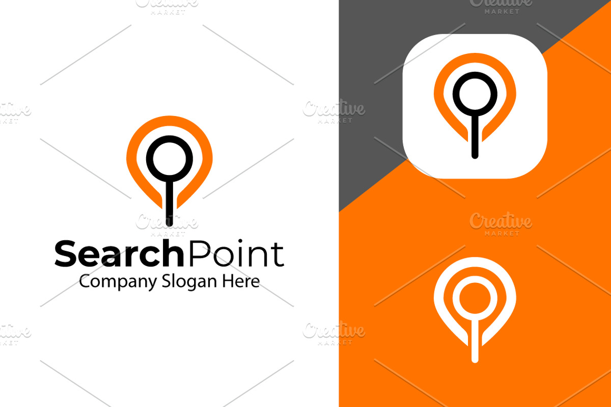 Search Point, a Branding & Logo Template by logobranda