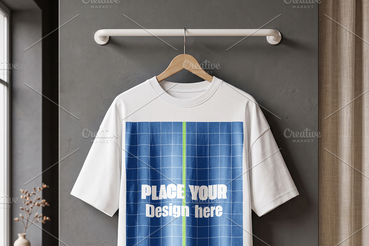Hanging T-Shirt Mockup Bundle 4 PSDs, a Shirt Mockup by Pixel Foundry (Photo 5 of 5)