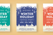 Winter Holiday Flyer, a Flyer Template by Rafoz (Thumbnail 2 of 3)