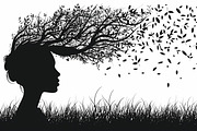 Tree Woman Laser Cut Bundle, a Graphic by balal (Thumbnail 10 of 11)