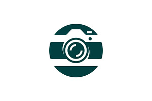 circle camera logo, a Branding & Logo Template by Rasagama Studio