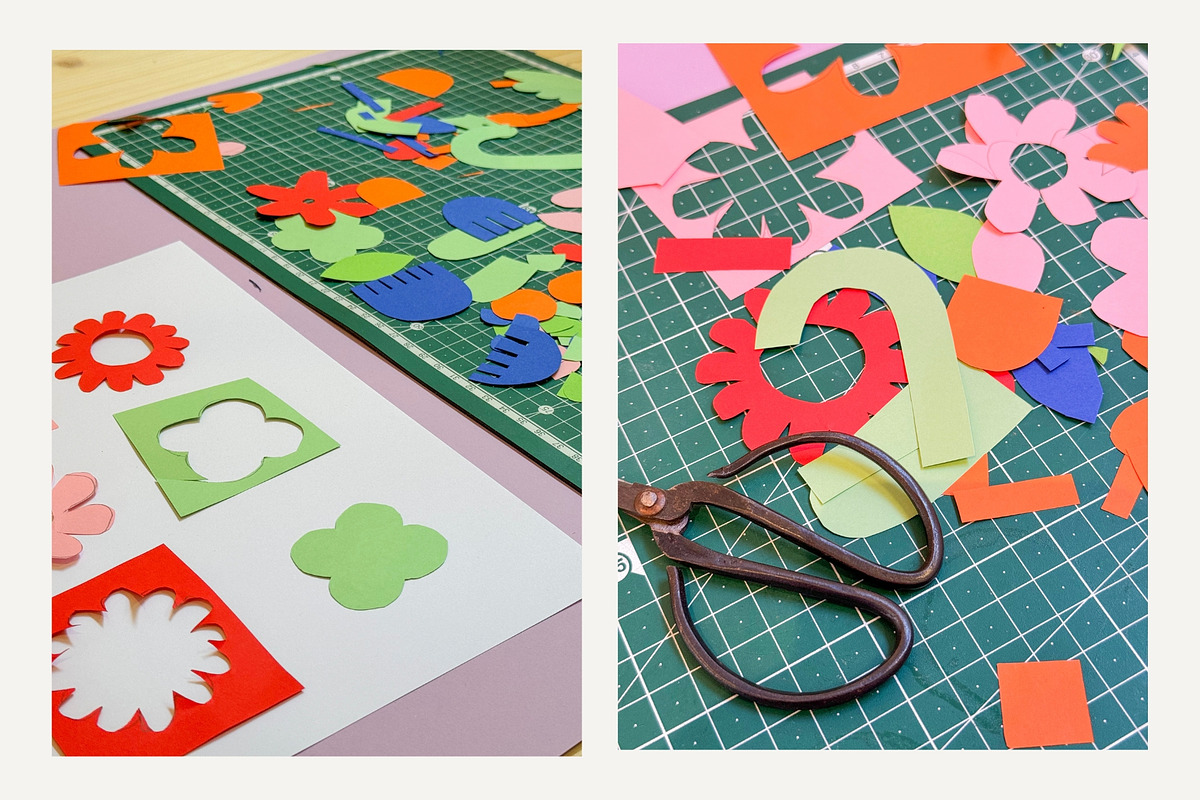 Floral cuts collage, an Object Graphic by Lisa Jasmin Bauer (Photo 2 of 8)