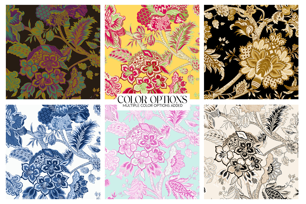CHINTZ Floral Seamless Pattern, a Pattern Graphic by Fabrivo (Photo 3 of 10)