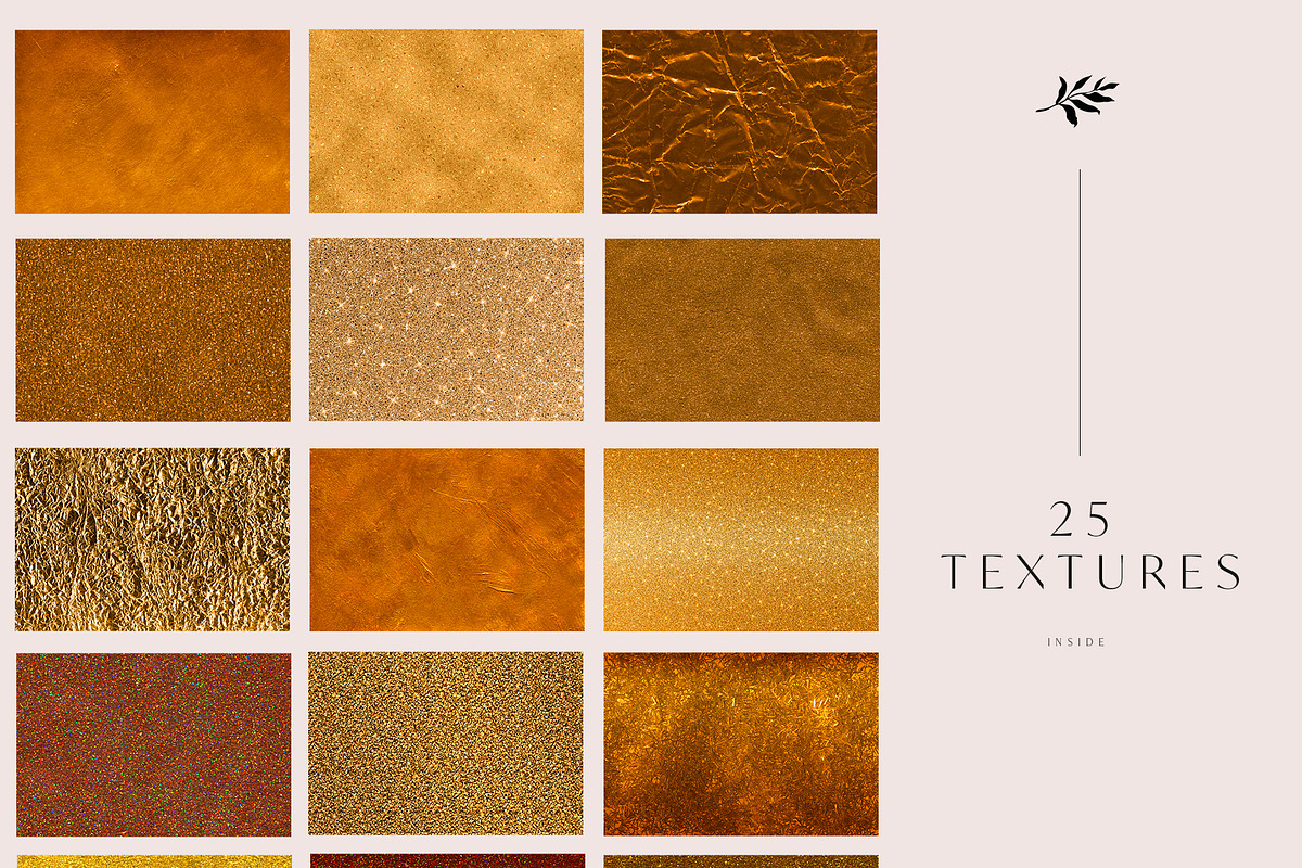 Gold Foil Glitter Luxury Textures, a Texture Graphic by NassyArt (Photo 12 of 13)