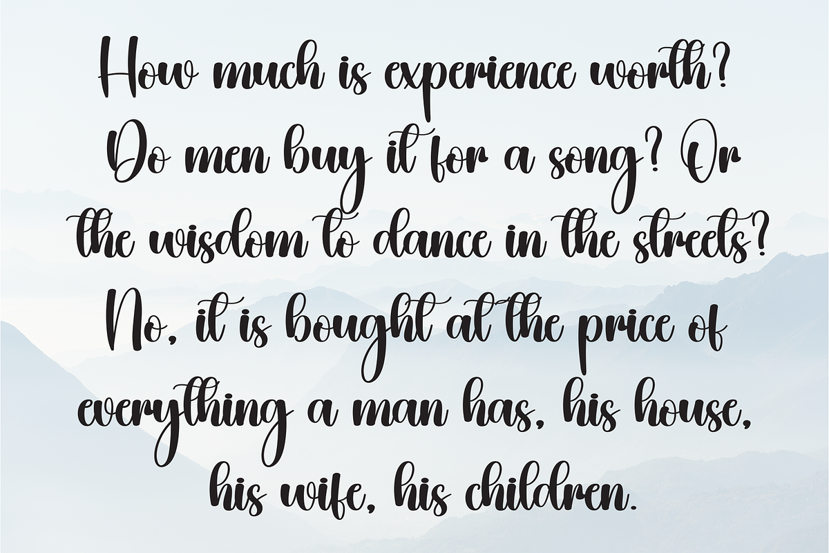 Cutting | Script Font, a Handwritten Font by Scratchones (Photo 6 of 9)