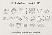 Baking Time| Whimsical Sketch Bundle, a Food Illustration by Artalia (Thumbnail 2 of 6)
