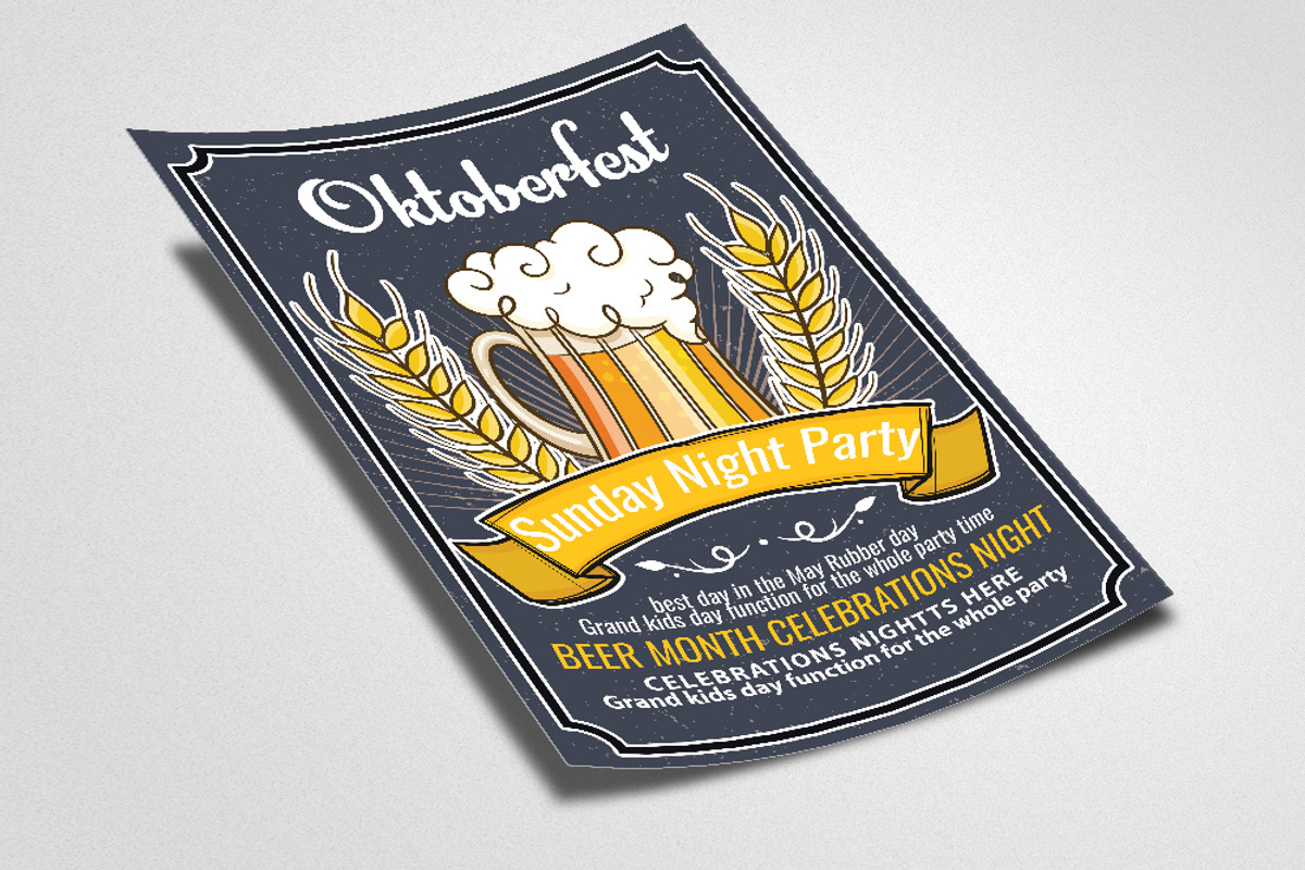 Oktoberfest Party Night Flyer, a Flyer Template by Design Up (Photo 2 of 2)