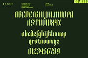 c-black display type, a Blackletter Font by Colosse Foundry (Thumbnail 8 of 8)