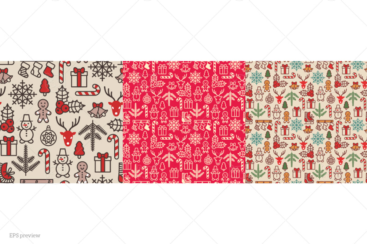 Christmas Patterns Collection preview 4