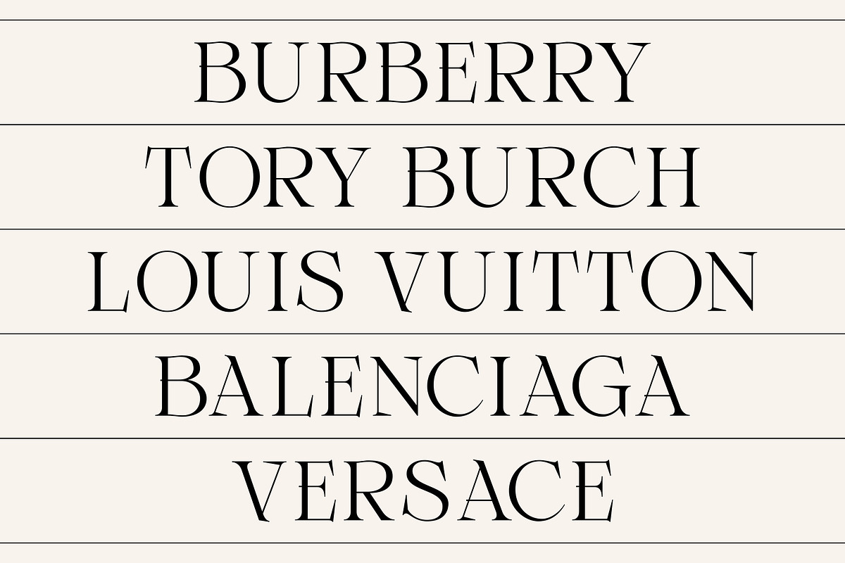 Voger Minimal Modern Serif Font, a Serif Font by roomspace