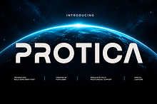 Protica - Futuristic Tech Logo Font
