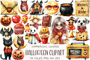 Halloween Sublimation Clipart, an Illustration by OK Design (Thumbnail 1 of 5)