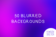 50 Blurred Backgrounds, a Background Graphic by Jacob deCastro (Thumbnail 1 of 5)