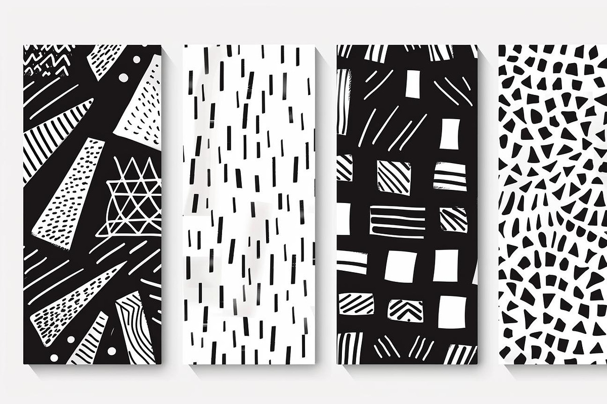 Abstract Silhouette Vector Set, an Illustration by BIPLOB EXPERT (Photo 6 of 9)